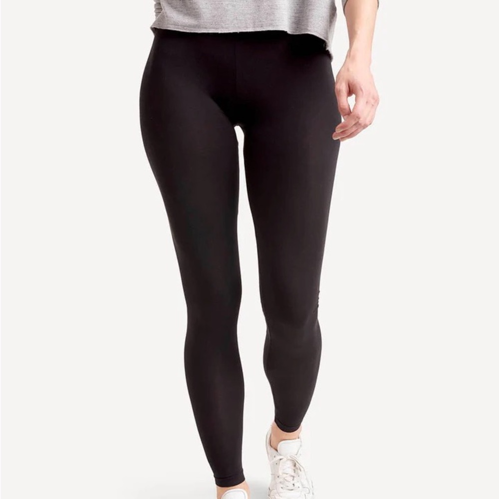 NWT SPLENDID ESSENTIAL full length Black leggings size medium BUTTERY SOFT
